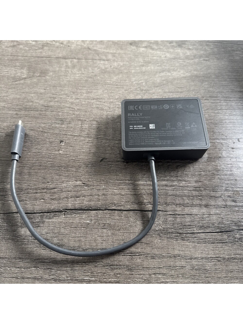 Logitech V-U0052 Rally Camera Power Splitter 839-000538